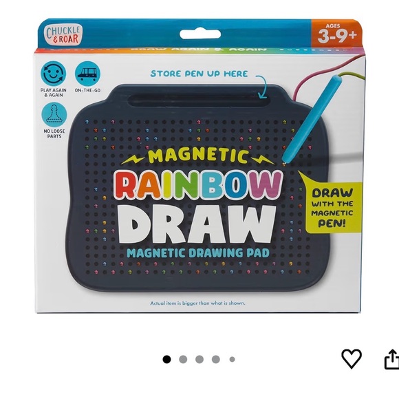 Crayola travel glow art studio and chuckle and roar magnetic rainbow draw - Picture 3 of 6